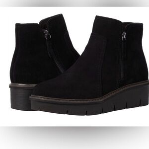 Clarks Black Ankle Booties